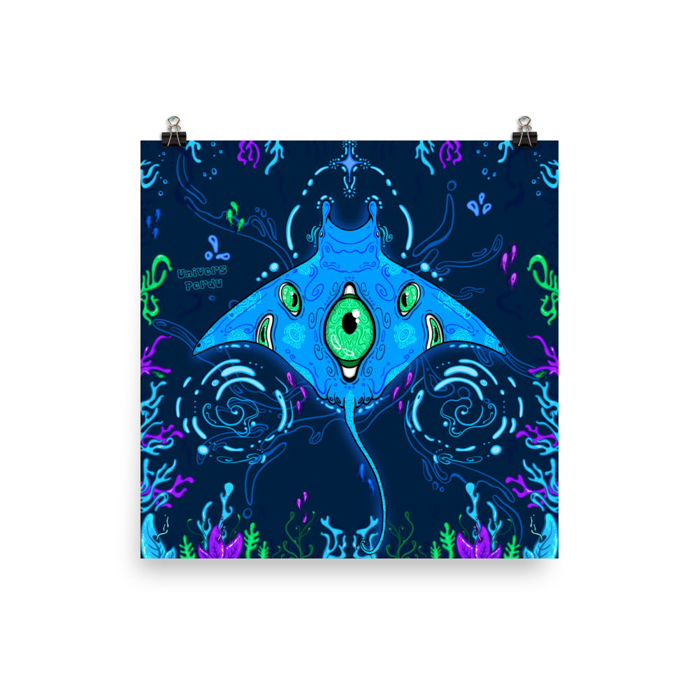 Raie Manta Prints