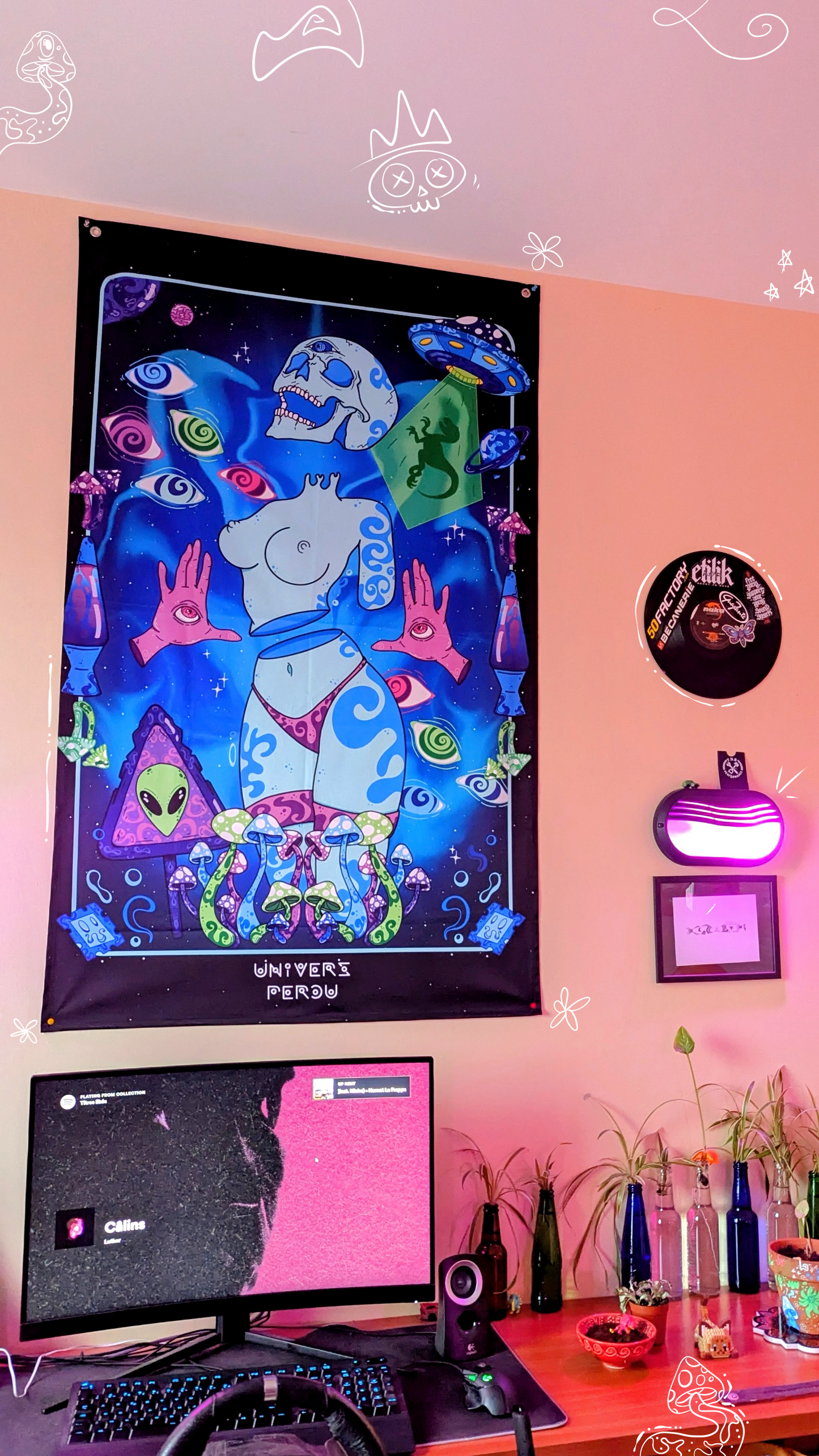 Tenture Blue Vibes