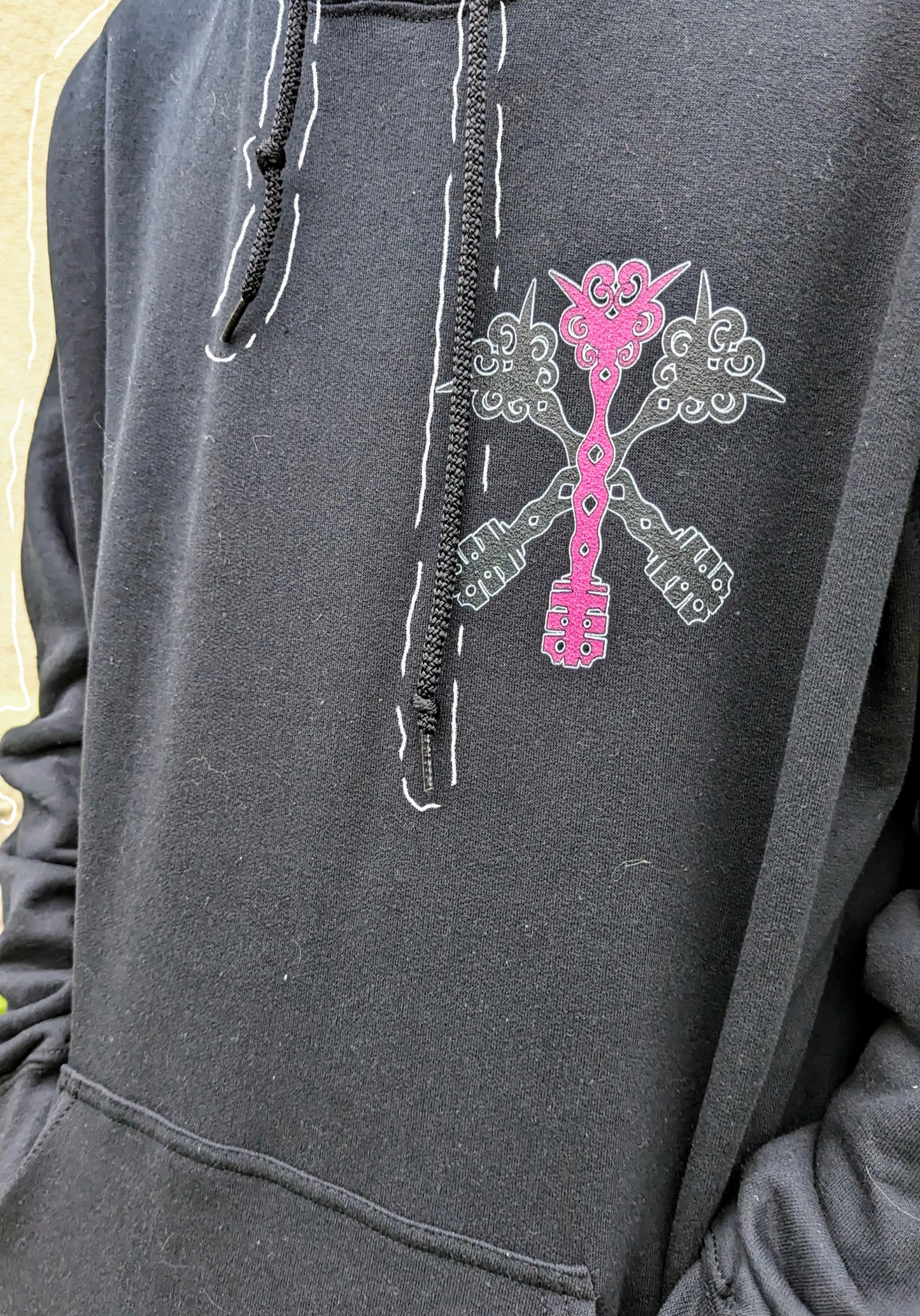 Démon Rose Hoodie