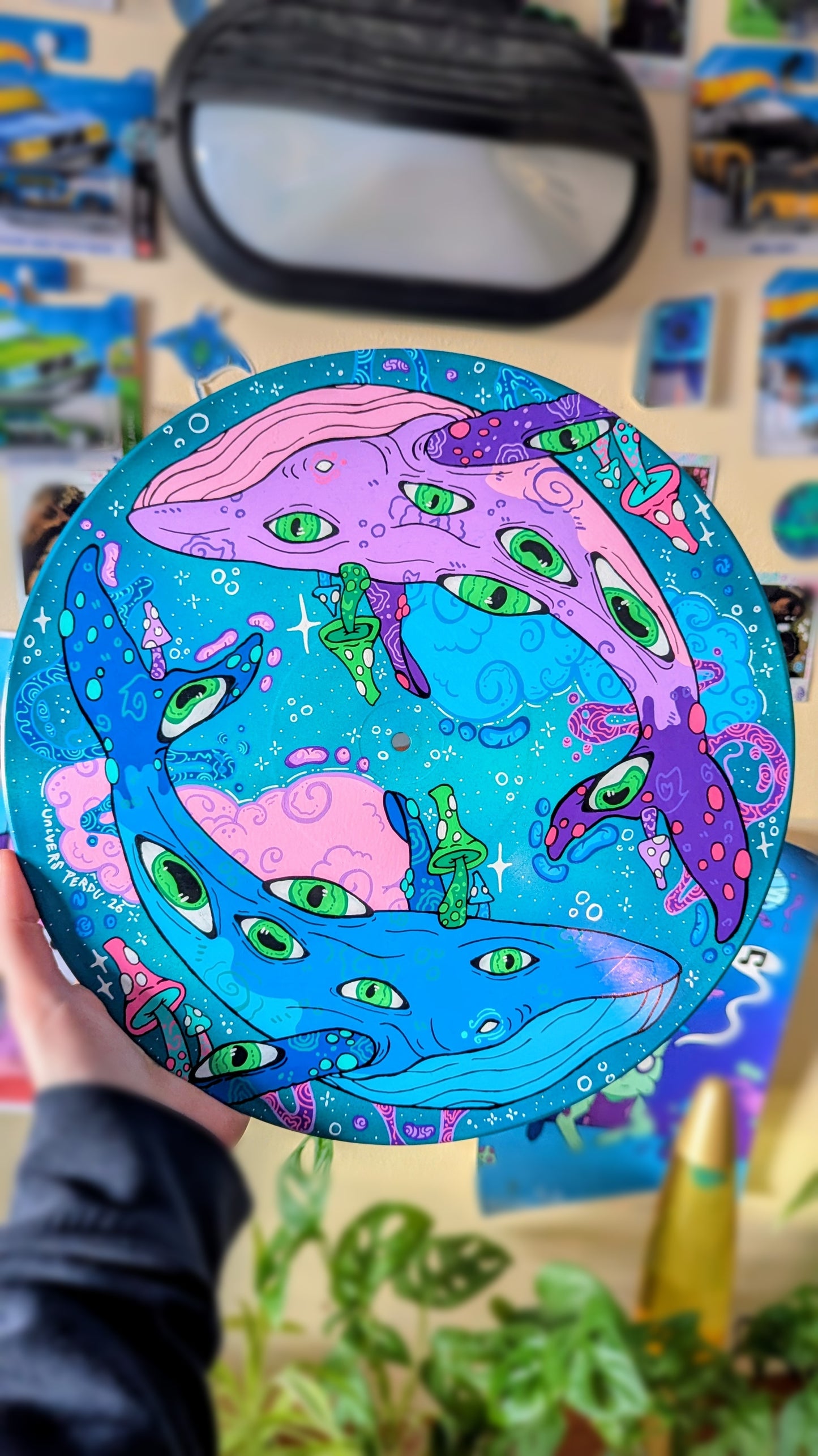 Vinyle Baleines Psychédéliques