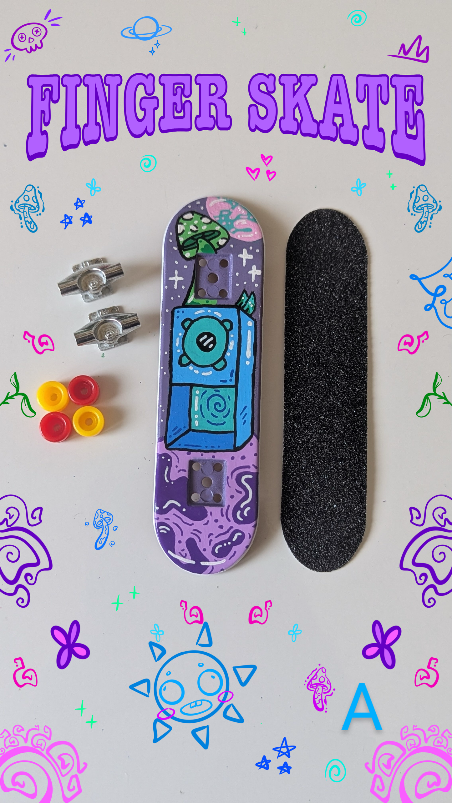 Finger Skates Customisés