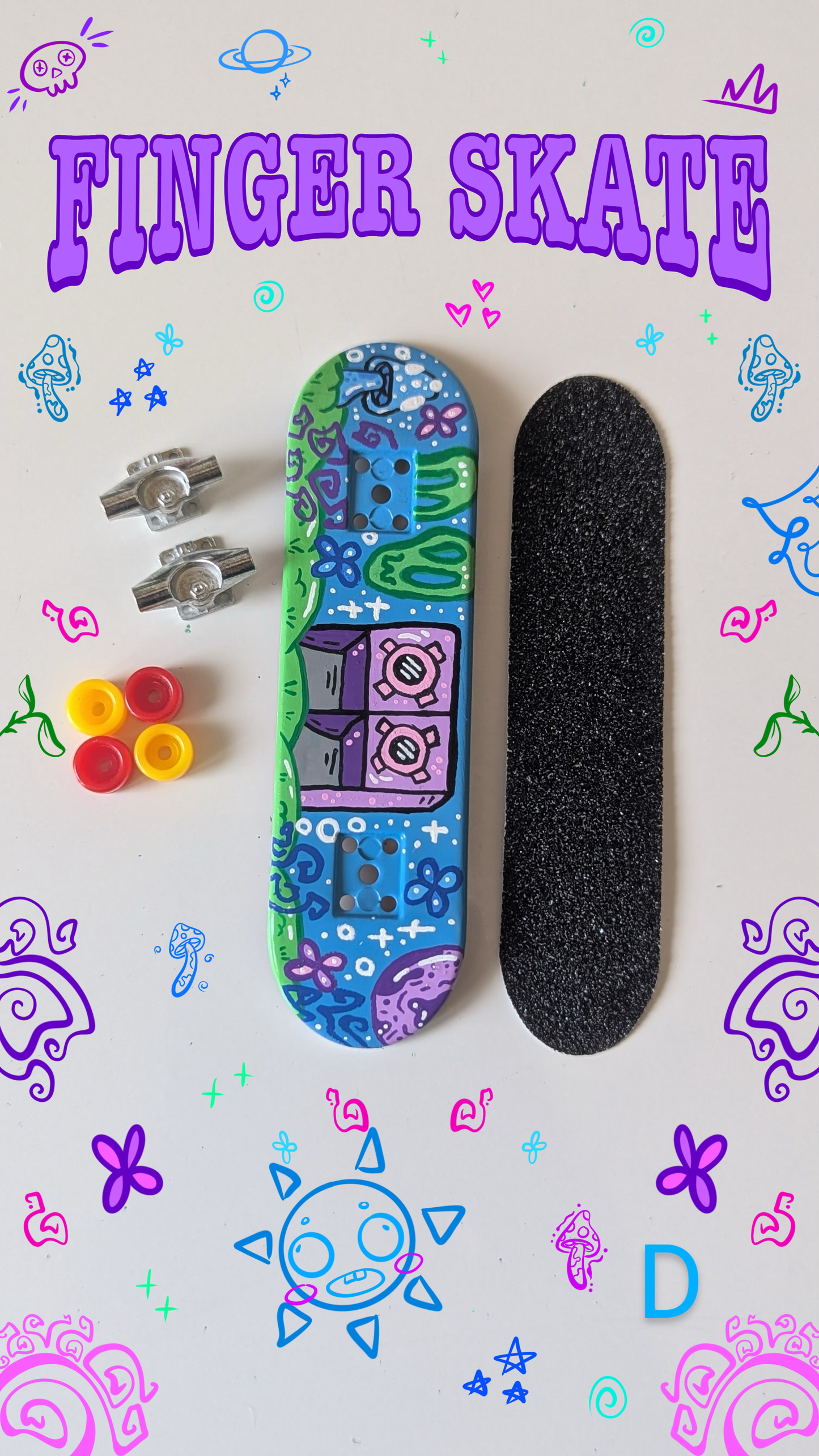 Finger Skates Customisés