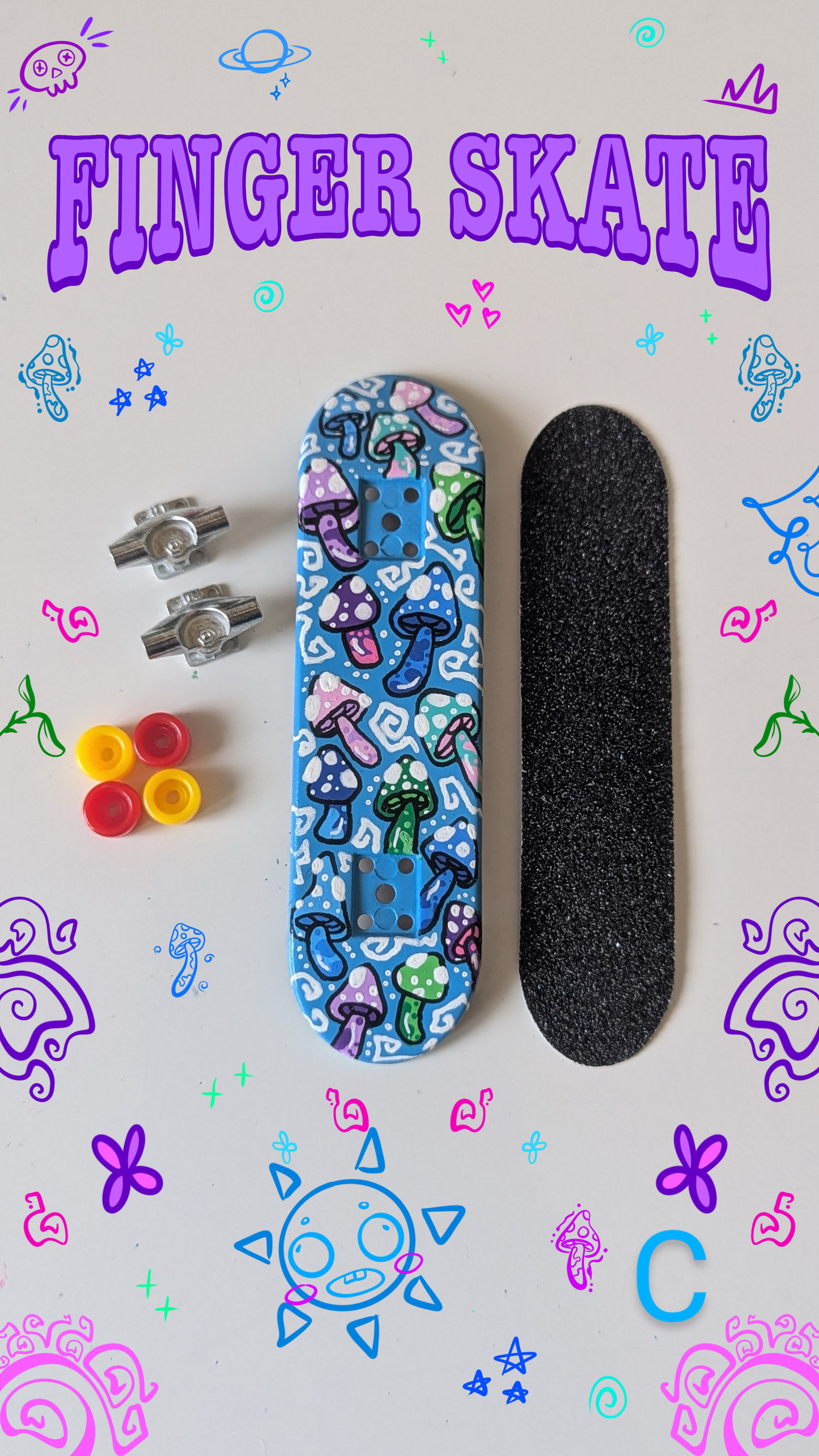 Finger Skates Customisés