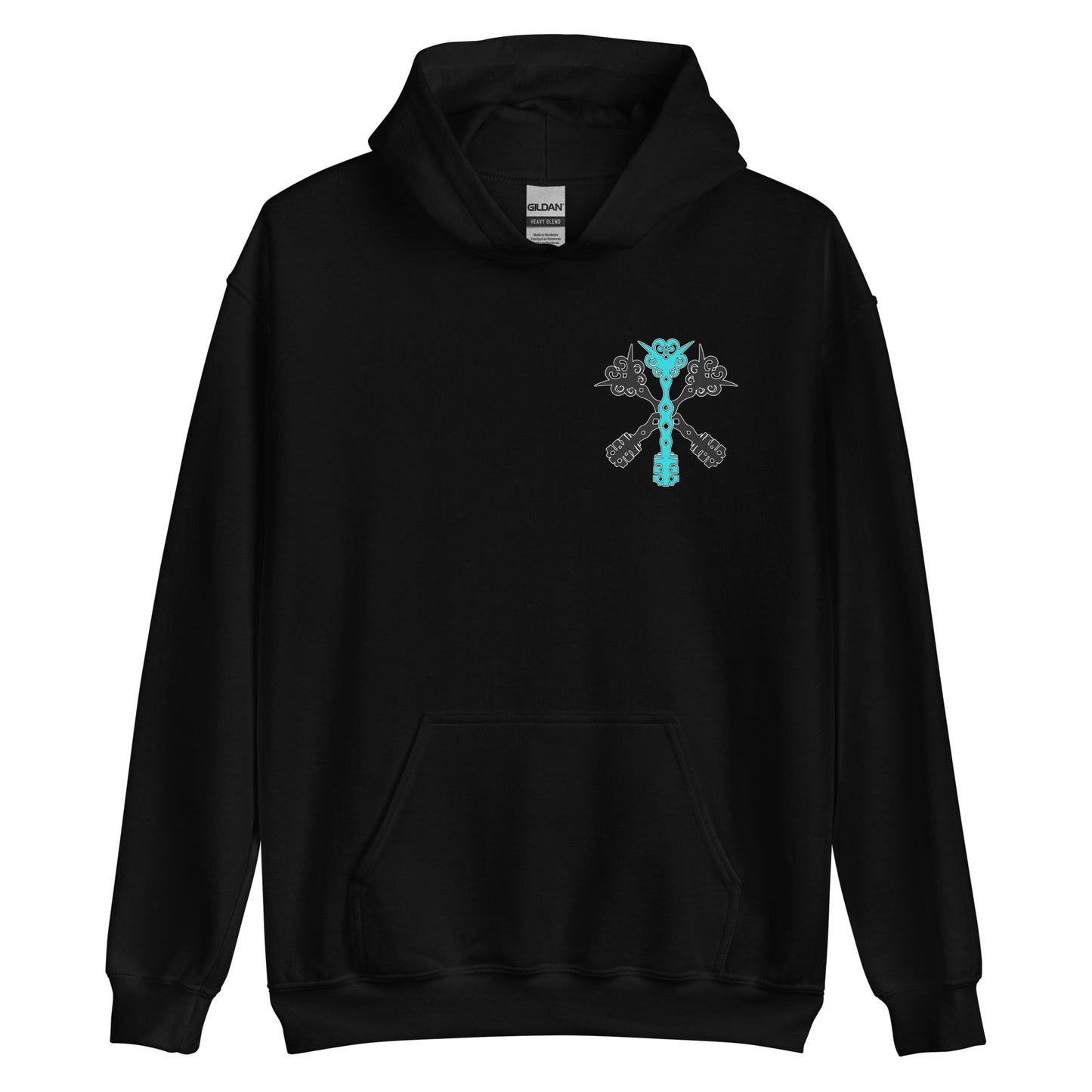 Démon Rose/Bleu Hoodie