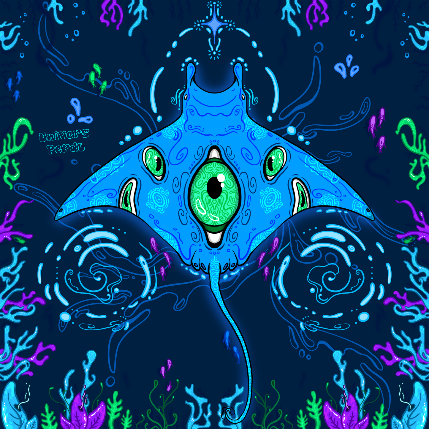 Raie Manta Prints