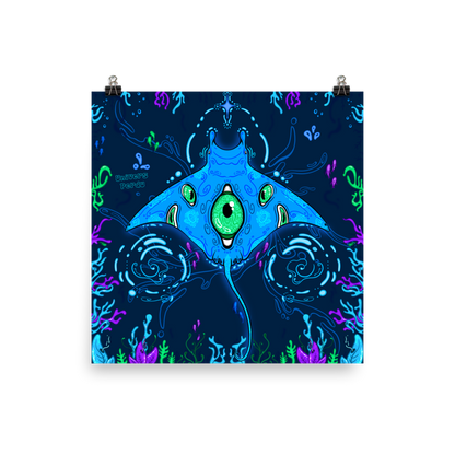 Raie Manta Prints