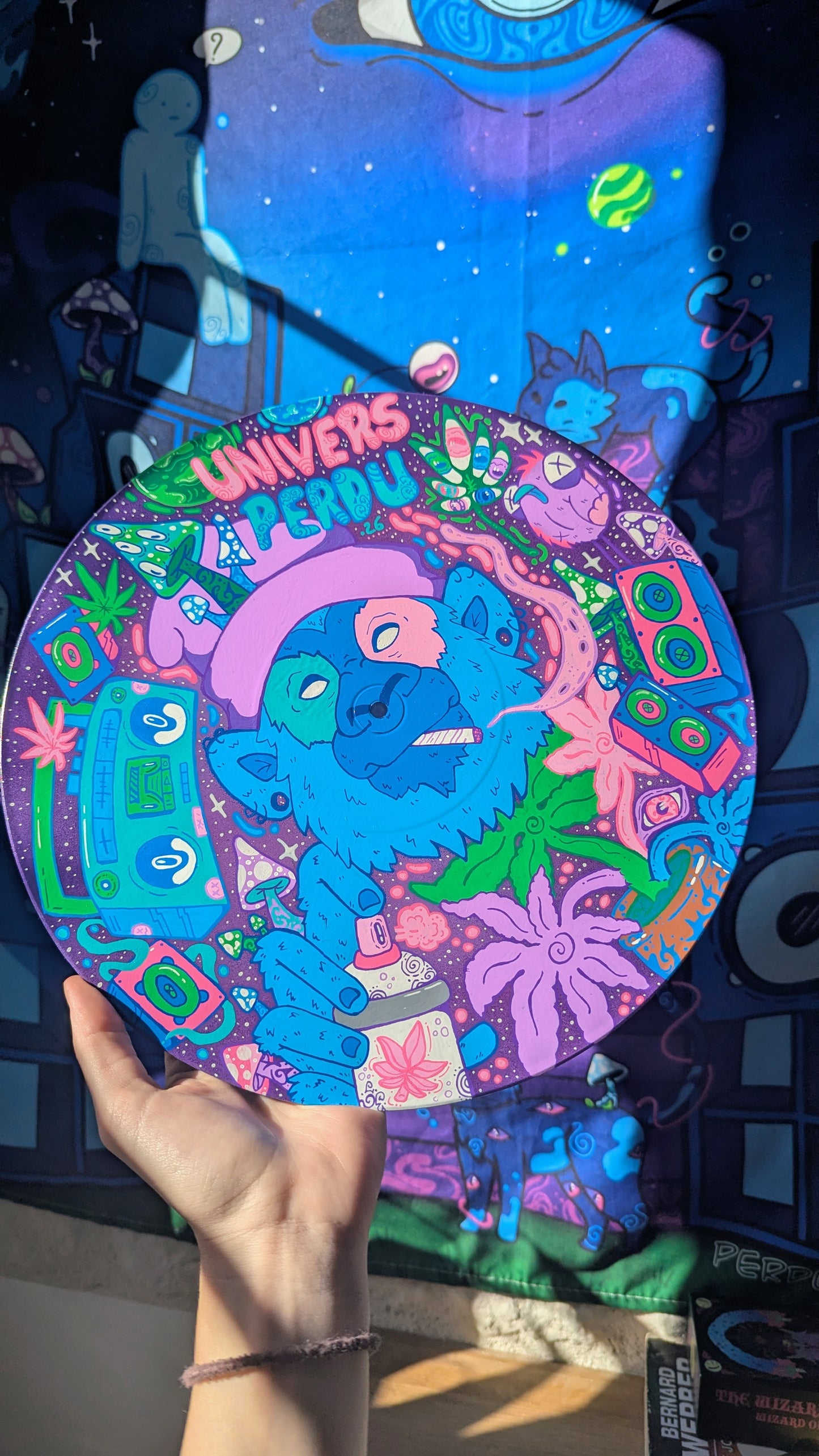 Vinyle Gorille Psychédélique