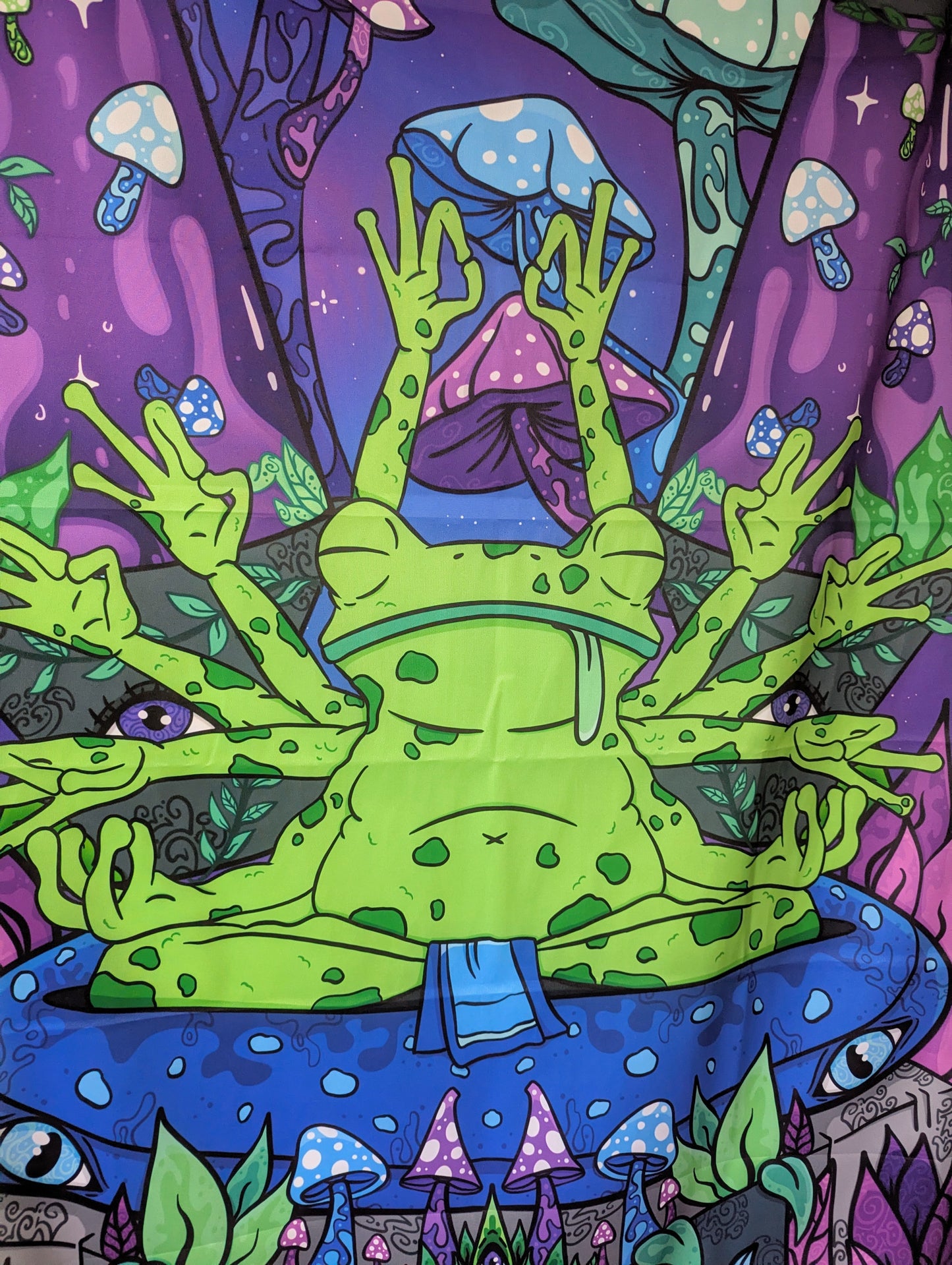 Tenture Grenouille Zen