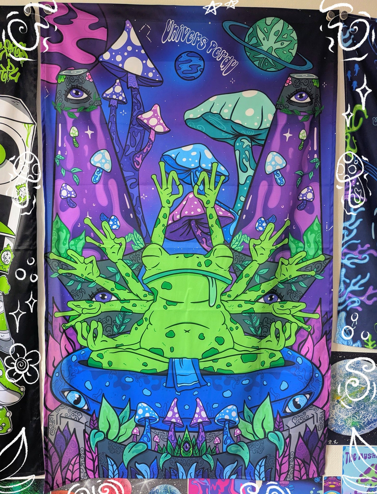 Tenture Grenouille Zen