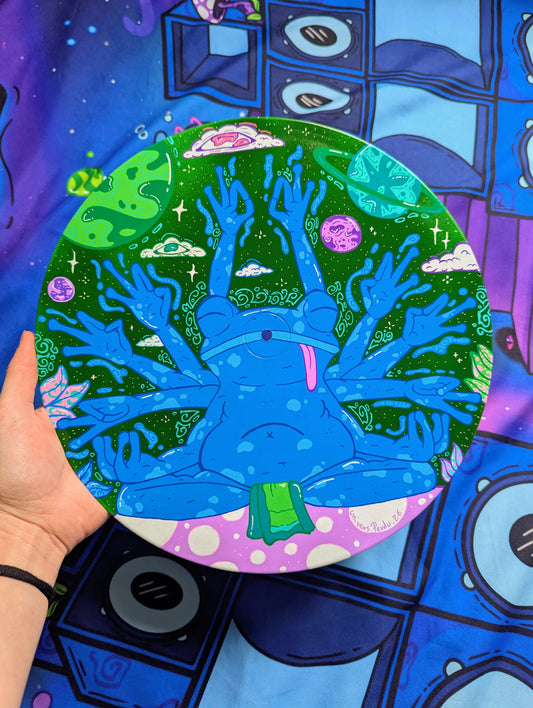 Vinyle Grenouille Zen