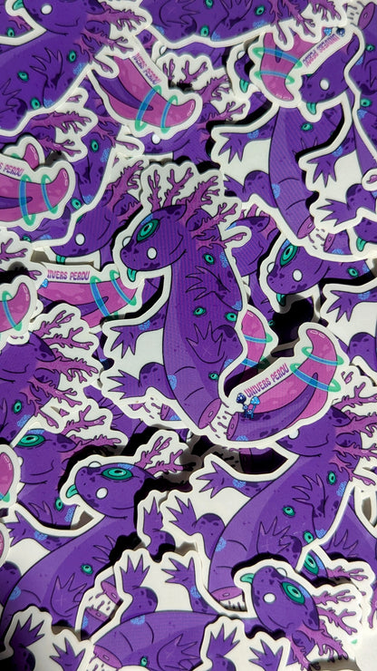 Lot Stickers Marin Psychédélique