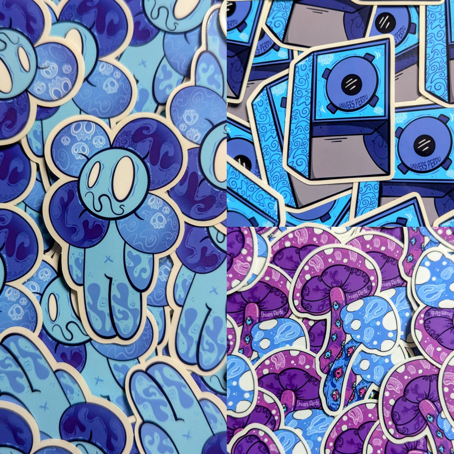 Lot Stickers Good Vibes