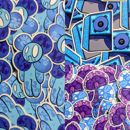 Lot Stickers Good Vibes