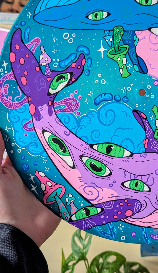 Vinyle Baleines Psychédéliques