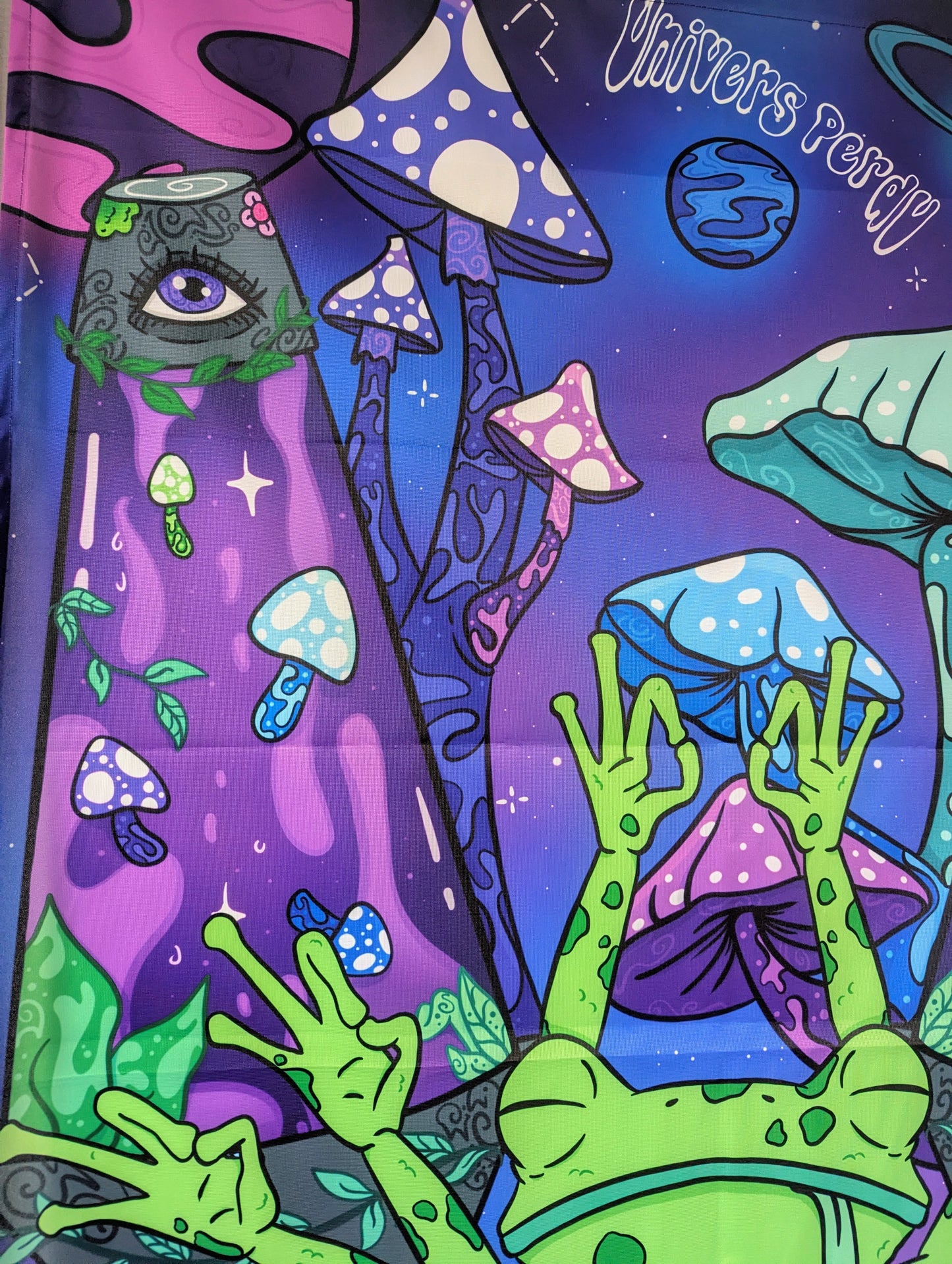 Tenture Grenouille Zen