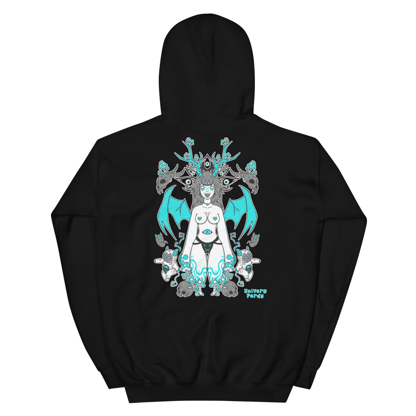 Démon Bleu Hoodie