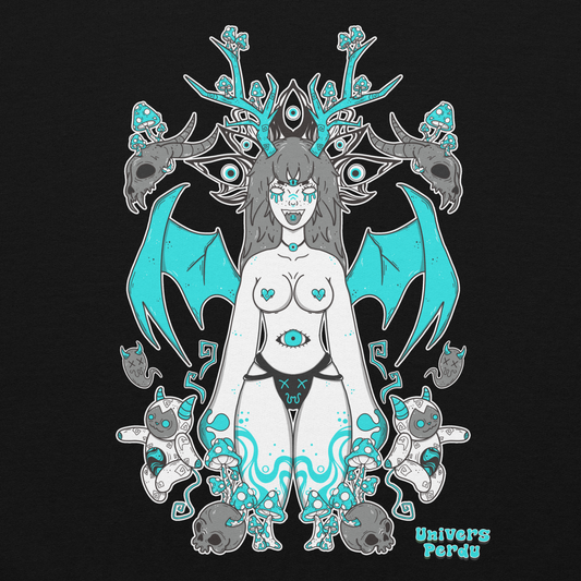 Démon Bleu Hoodie